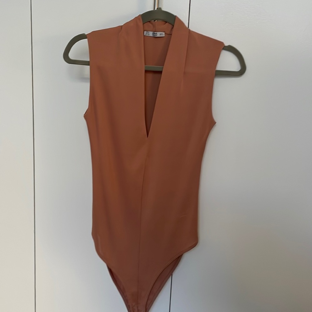 Zara low cut bodysuit